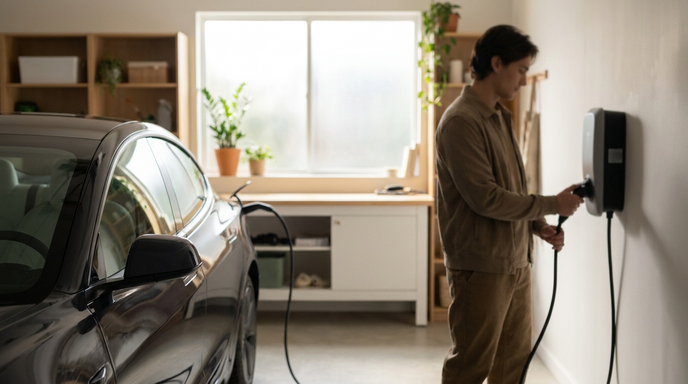 Coût recharge électrique 2025 : 2.21€/100km à domicile