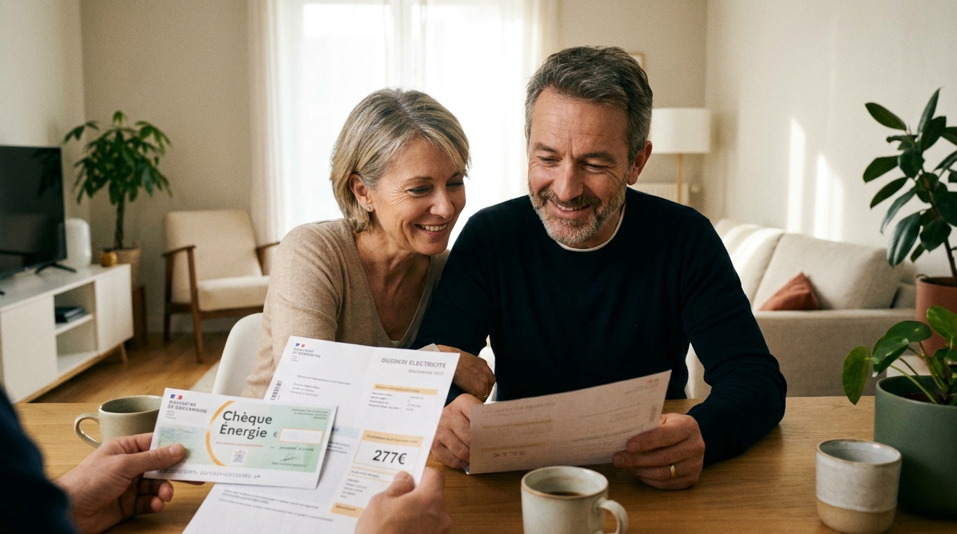 Avantages Chèque Énergie: Réduisez facture élec à 277€