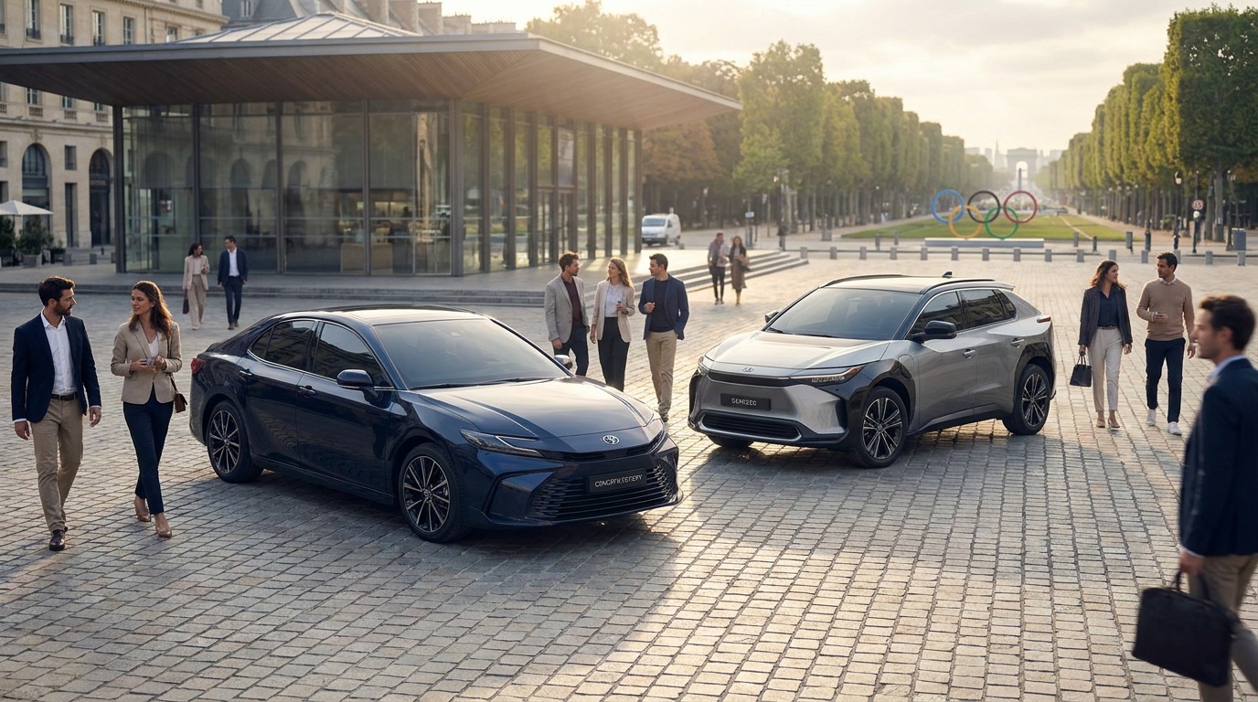 Voitures Olympiques 2024 : Toyota 2 650 Électrifiés
